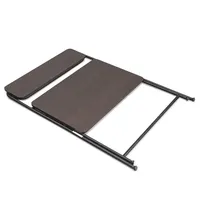 Bureau d'ordinateur pliable et réglable en acier durable, design moderne, pour la maison, le bureau et les études