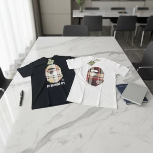 Camiseta de Manga Corta para Hombre, Cuello Redondo, Corte Regular, con Estampado de Dibujos Animados de Ape 2026, 100% Algodón, Transpirable y Compresible - Product Image 1