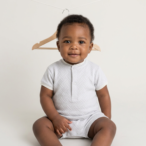 Combinaison bébé en coton biologique 2026, collection été, vente en gros, vêtements de boutique pour enfants, combinaison bébé en coton biologique, vente en ligne - Product Image 1