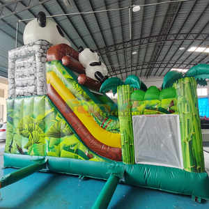 Castillo Inflable Gigante con Tobogán, Comercial, para Niños, Casa de Brinco, Material de PVC, Capacidad de 300 kg, Portátil - Product Image 2