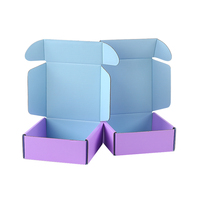 Boîte à courrier en papier sur mesure, boîte en carton ondulé, emballage cadeau pour biscuits, carton d'emballage pour l'envoi de nourriture