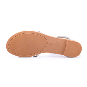 2022 nouvelle arrivée <span class=keywords><strong>Sandales</strong></span> <span class=keywords><strong>Plates</strong></span> <span class=keywords><strong>Sandales</strong></span> Plat Offre Spéciale Style Doux Pu Supérieure Femmes Plat <span class=keywords><strong>Sandales</strong></span> - Product Image 4
