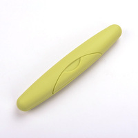 A1712 Étui de rangement pour brosse à dents moderne, portable, écologique, non toxique, en PP coloré, pour enfants, idéal pour les voyages en plein air