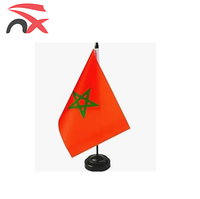 Vente en gros de produit drapeau du Maroc collier en métal chapeau écharpe T-shirts drapeau de table drapeaux nationaux pour le football acclamations
