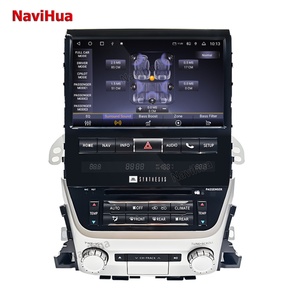 Navihua Interior 10.4 Inch Touch Screen Car for Toyota Land Cruier LC200 DVD <b>Player</b> Upgrade Car Radio GPS Navigation Multimedia - Product Image 3