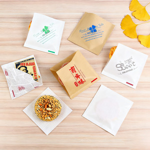 Tam giác dùng một lần Kraft túi giấy không thấm mỡ bánh sandwich Donut Burger - Product Image 1