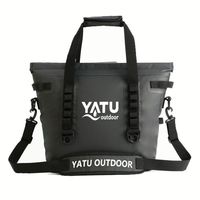 Isolierter Kühltaschen-Rucksack, auslaufsicher, leichte Kühltasche mit Kühlfach für Mittagessen, Picknick, Wandern, Camping, Strand, Park