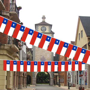 Vente en gros de drapeaux à cordes suspendus pour tous les pays banderoles pour événements sportifs drapeau décoratif à cordes du Chili - Product Image 3