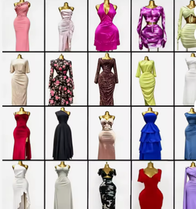 Vêtements d'occasion en gros pour femmes, collection 2026, assortiment de robes, lots en vrac, vêtements de marque avec étiquettes coupées - Product Image 1