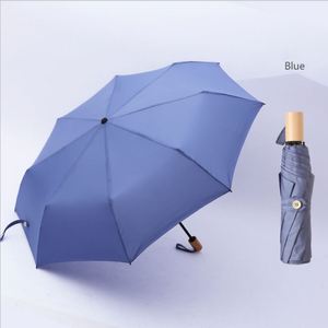 Parapluie manuel classique à trois plis, cadeau promotionnel pour femmes, utilisation portable en voyage - Product Image 5