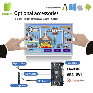 AUO Original 1280x800 Monitor de paciente Panel <span class=keywords><strong>LCD</strong></span> Pantalla TFT IPS de 12,1 pulgadas Legible con luz solar G121EAN01.2 para dispositivos médicos - Product Image 2