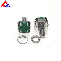 Encodeur numérique rotatif vertical EC12 avec poignée métallique, encodeur incrémental miniature PEC12