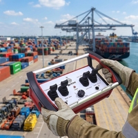hydraulique joystick vanne directionnelle 4 leviers camion grue radio kits de télécommande intelligents