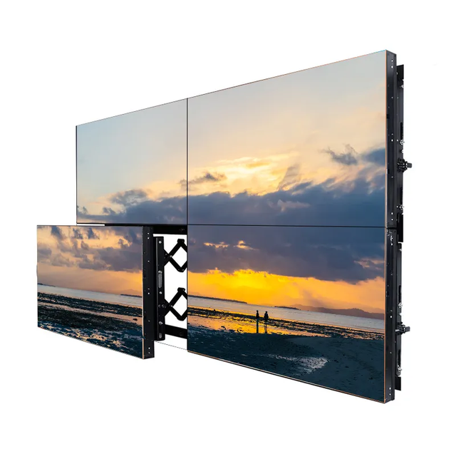 55" 3.5mm 4K LCD Video Wall with Samsung Panel IP65 Rated SDK Enabled for Self-Service Business Subway & Retail Stores
