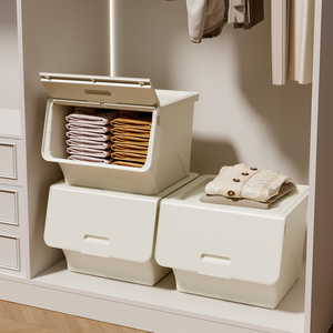 Contenedor de Plástico Inclinado Moderno con Tapa, Apto para Microondas y Reutilizable, para Conservar Sobras en el Refrigerador/Cocina - Product Image 4