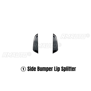Cubierta Adhesiva para el Divisor Inferior del Parachoques Delantero Lateral para Mercedes-Benz Clase A W177 A180 A200 A220 A250 para AMG 2019 2020 2021+ - Product Image 4