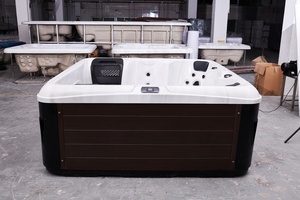 JOYSPA JY8008 Bañera de hidromasaje para jardín al aire libre Piscina Bañera de hidromasaje para 6 personas e hidromasaje con características de spa - Product Image 2