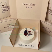 Boîtes à gâteaux personnalisées en carton alimentaire, pliables, pour l'emballage de sushis, de tartes aux œufs et de biscuits, en matériaux recyclés, tailles sur mesure