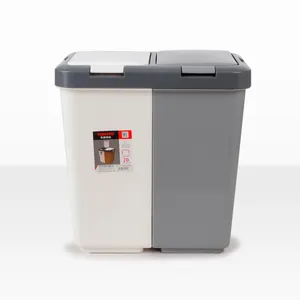Lixo duplo compartimento reciclável cozinha resíduos 12l