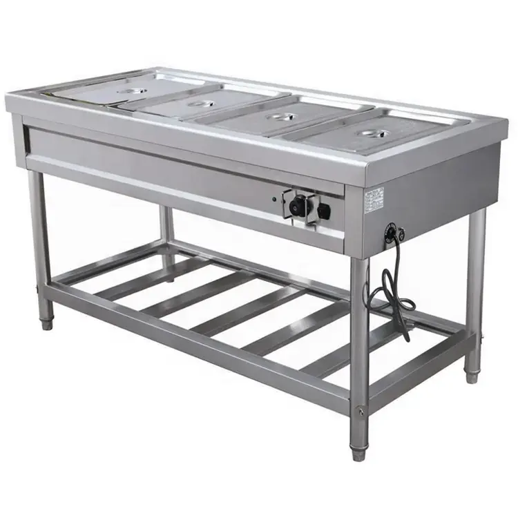 CE certificated Free Standing Stainless Steel Buffet Food Warmer Stand