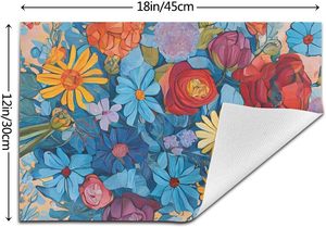 Custom Printed Logo Luxury Waterproof Eco-Friendly American Style MDF Cork <b>Board</b> Placemats Set Color Printing Wooden Decoration - Product Image 3