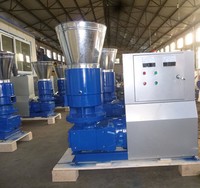 Mini moulin à paille Sawust pour la fabrication de granulés de bois avec roulement et engrenage, capacité de 60-100 kg/h, économie d'énergie
