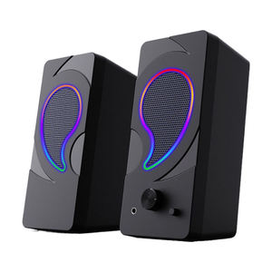 Altavoz Multimedia USB 2.0 para Portátil con Bajos Potentes y Luces RGB para Uso Doméstico - Product Image 1