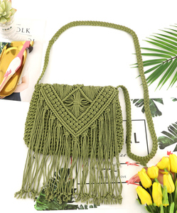 Bolsos <span class=keywords><strong>de</strong></span> Macramé al por Mayor, Bolsos Cruzados, Bolsos <span class=keywords><strong>de</strong></span> Playa, Bolsos <span class=keywords><strong>de</strong></span> Cuerda Hechos a Mano - Product Image 6