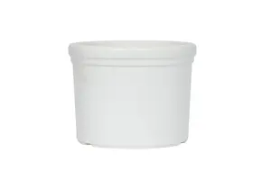 Vaso de flores em terracota decorativa de plástico LLDPE reciclado estilo coreano de 12" para uso em pisos de jardim ao ar livre