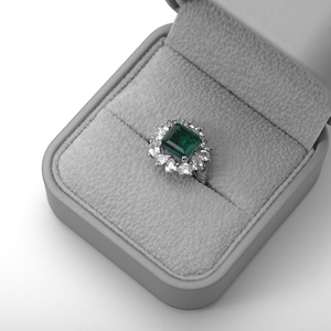 FANXI - Caja de Cuero de Calidad al por Mayor para Joyería, Caja de Anillos con Logotipo Personalizado, Caja de Empaque para Joyería - Product Image 4