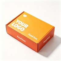Boîte d'emballage pour riz à emporter, écologique et personnalisée, boîte en papier recyclable pour poulet frit, boîte pliable pour l'emballage alimentaire des restaurants