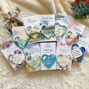 Regalos Personalizados con Logotipo para Bodas, Recuerdos para Invitados, Imán para Refrigerador en Forma <span class=keywords><strong>de</strong></span> Corazón, Abridor <span class=keywords><strong>de</strong></span> Botellas Magnético - Product Image 1