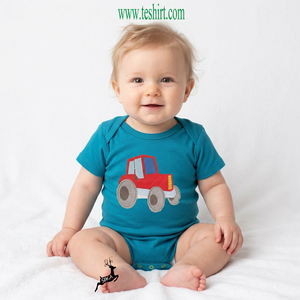 GOTS Combinaison en coton et bambou certifiée biologique OCS pour bébés garçons Romper X Mas unisexe pour enfants Vente en ligne pour la saison d'hiver - Product Image 1