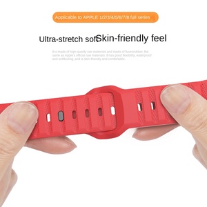 <span class=keywords><strong>Correa</strong></span> Oficial BEEFLYPOWER de Moda, de Goma Suave con Hebilla Metálica Negra y Plateada, con Perforaciones, para Apple Watch Ultra 11 10 38mm 42mm - Product Image 4