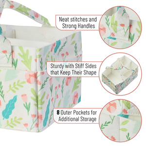 Felt <b>Bag</b> Nursery Storage Wipes <b>Bag</b> <b>Nappy</b> Organizer Container Felt Storage Basket - Product Image 3