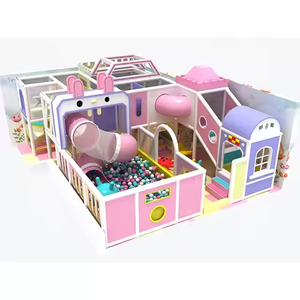 Venta caliente Parque infantil Crochet Kids Indoor Playground Equipment Rainbow <span class=keywords><strong>Net</strong></span> con Soft Playground Ball Pit - Product Image 6