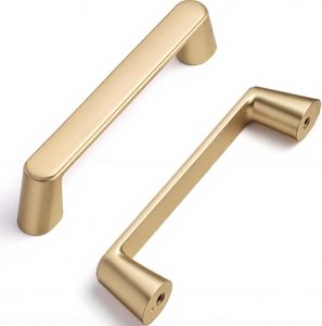 Puxadores Modernos de Zinco LiLong Hardware (Pacote com 10) para Armários e Gavetas de Cozinha, 96mm (3.78 Polegadas), Acabamento Escovado - Product Image 2