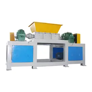 Hot Sale Metal Dual shaft Shredding Machine Solid Waste 2 Shaft Shredder Price