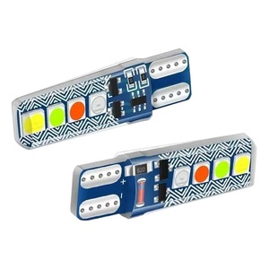 Pièces d'éclairage automobile de haute qualité, éclairage de plaque d'immatriculation LED universel pour voiture et éclairage de positionnement 12V 1.5W rouge, bleu, blanc et vert - Product Image 4