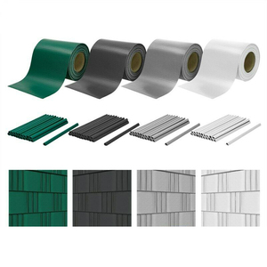 Good Quality 650g 19cm*35m Pvc Strip Screen Tarpaulin Fence Garden Protection Zaun Sichtschutz Streifen - Product Image 2
