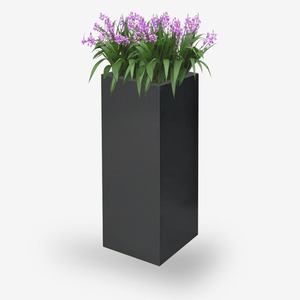 Pot de fleurs moderne en métal thermolaqué de qualité export pour jardin intérieur/extérieur, balcon, décoration intérieure – Disponible à la vente - Product Image 5