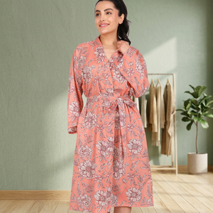 Bonne qualité femmes coton tissu pleine évasée nuisette robe d'été pur coton nuisette pour les femmes au meilleur prix - Product Image 1