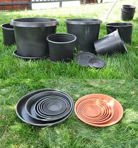 Ronbo Sunrise 1 2 3 5 6 7 10 15 20 25 Gallon Garden Outdoor Various Size Durable Plastic Nursery Grow Pots