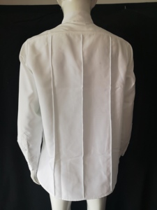 Chemises habillées d'affaires unies et décontractées en coton polyester soie pour hommes - Product Image 6