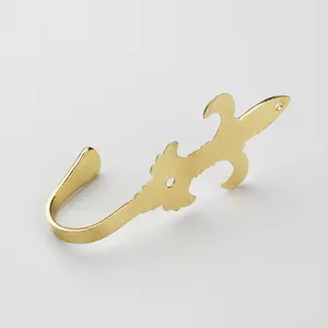 LONGTE Accessoires pour rideaux Cintre en métal pour fenêtre Porte-embrasses pour rideaux - Product Image 4