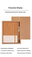 Ensemble cadeau de bloc-notes et stylo écologiques de haute qualité avec logo personnalisé pour les cadeaux promotionnels d'entreprise