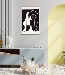 Nouveauté, <span class=keywords><strong>prix</strong></span> de gros personnalisé, impression sur toile Kiss Pablo <span class=keywords><strong>Picasso</strong></span> Art Deco, affiche murale, décoration de salon, sans cadre - Product Image 4