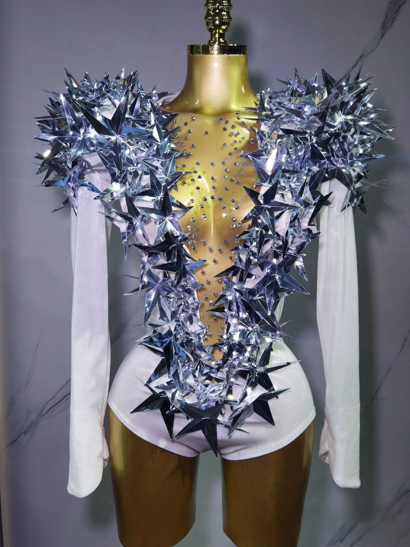 YJLa2133-white silver