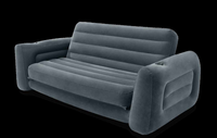 Sofá Cama Inflable de PVC Intex 66652, Sofá Cama Doble Plegable 2 en 1