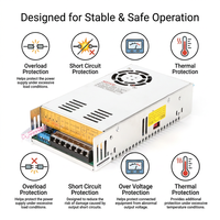 Alimentation à découpage AC-DC série SC-350 350W 24V SMPS à sortie unique UPS pour l'automatisation industrielle avec garantie de 2 ans